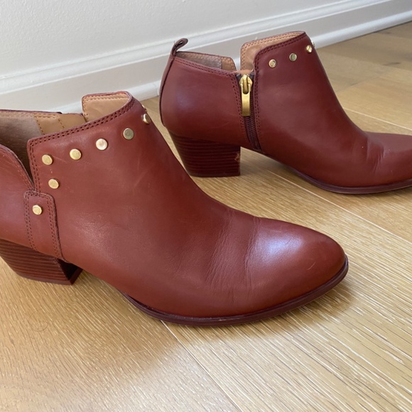 Franco Sarto brown booties - Picture 3 of 4